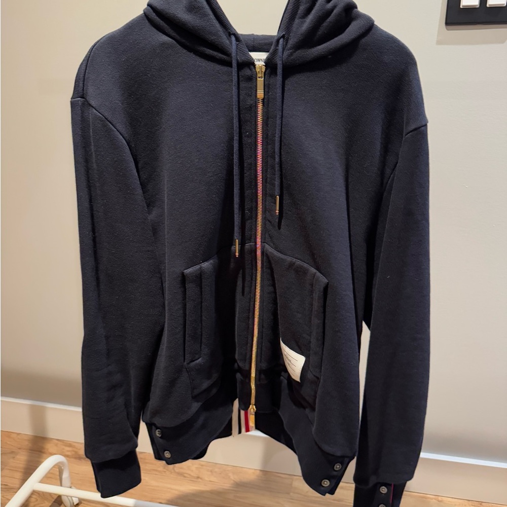 Thom Brown Zip Up Hoodie